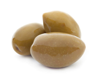 Green marinated oilve