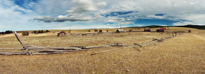 Old farm on Olkhon island