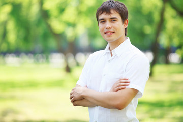 Young man outdoor