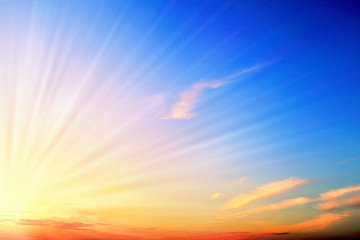 Fototapeta premium Sunset.