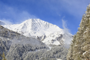 Snowcapped peak