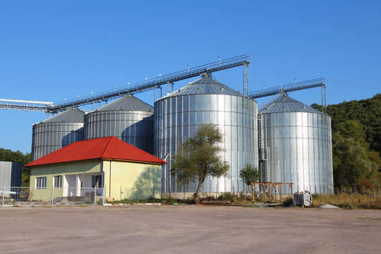 Grain silos in Bulgaria