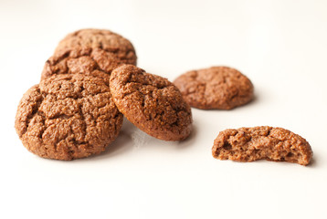 Home baked oatbran biscuits