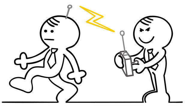 figur unter kontrolle