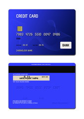 credit card blur