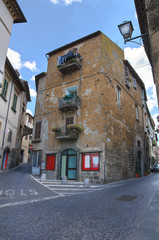 Alleyway. Orvieto. Umbria. Italy.