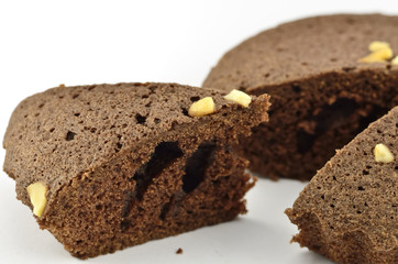 brownies on white