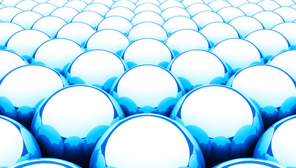 Fototapeta premium Blue Ball Collection Background 07