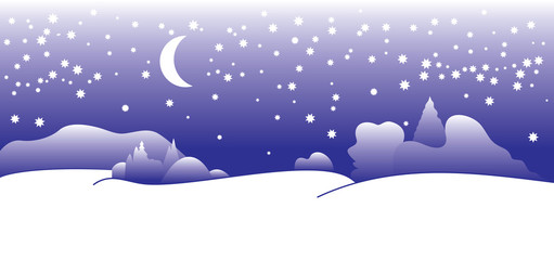 Christmas winter background
