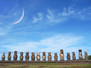 Ahu Tongariki, Easter Island