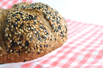 Bread with sesame