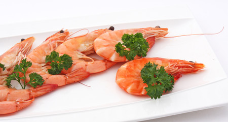 Crevettes roses