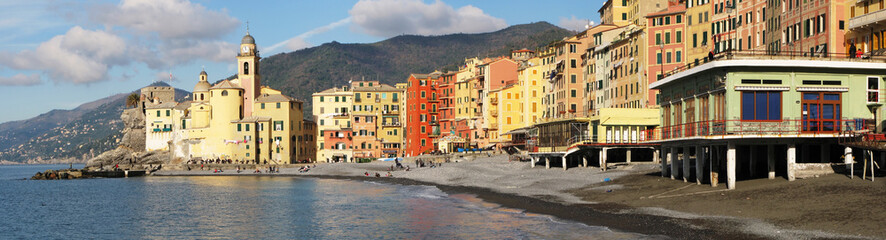 Basilica di Santa Maria Assunata in Camogli. Italian Riviera