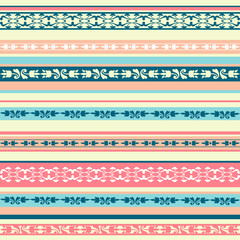 color seamless background with ornaments