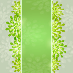 Green Abstract Designr Card