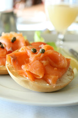 Bagel with Lox