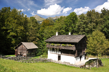 Fototapeta na wymiar Szwajcarska wioska