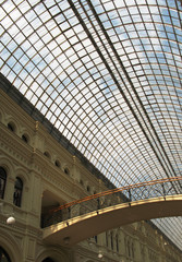 Obraz premium Interior of a shopping mall in Moscow