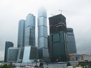 Business district of Moscow Moskva-city