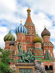 St. Basil cathedral on the Red Square, Moscow