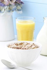 delicious and healthy berries cereal