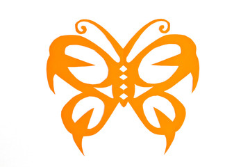 paper cut butterfly pattern
