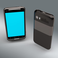 3D model of the smartphone