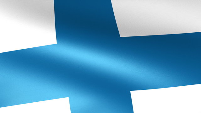 Finland Flag Waving