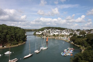 le port du bono, morbihan, bretagne