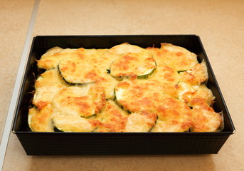 courgette potatoes or potato au gratin