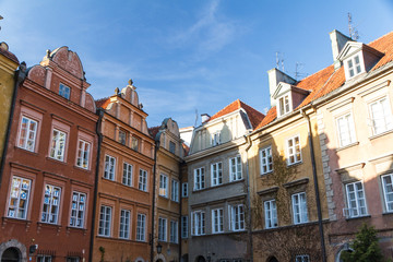 Fototapeta na wymiar Castle Square in Warsaw, Poland