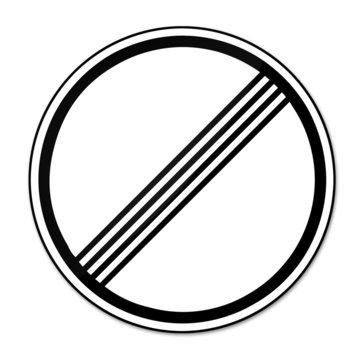 Geschwindigkeitsbegrenzung aufgehoben - ohne Beschr&auml;nkung