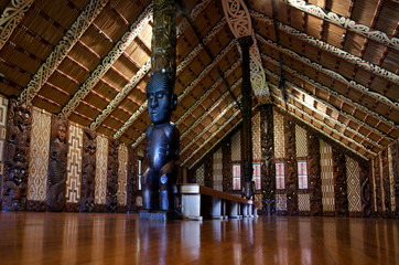 Maori meeting house - Marae