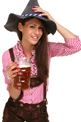 Frau in Tracht