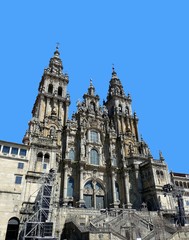 Fototapeta na wymiar St Jacques de Compostela