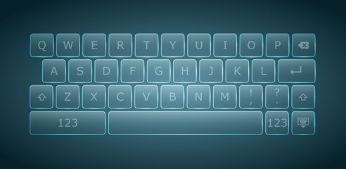 Virtual keyboard for touchscreen devices
