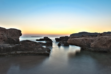 Abendstimmung / Sunset at the Sea