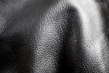 texture de cuir noir