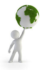 3d small people - Green Planet