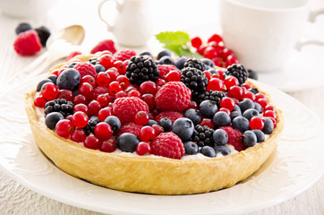 Tarte mit Beeren
