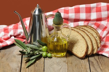 pane ed olio d'oliva