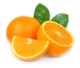 Fototapeta na wymiar Słodka pomarańcza owoce