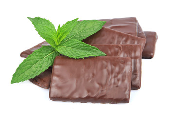 Mix chocolate and mint