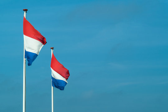 Two Dutch flags in a row