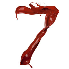 Chocolate splash number 