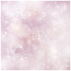 Soft and blurry Winter, Christmas pattern