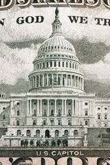 us capitol on the fifty dollar bill