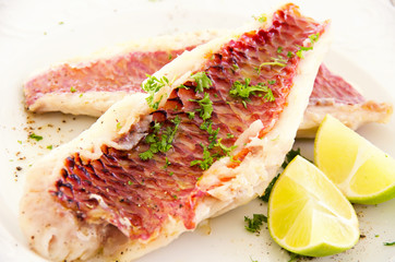 Seebarben Filet