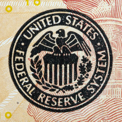 federal reserve system sign on the ten dollar bill