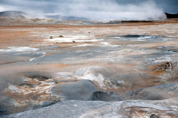 Island - Hochtemperaturfeld Namaskard am Myvatn-See